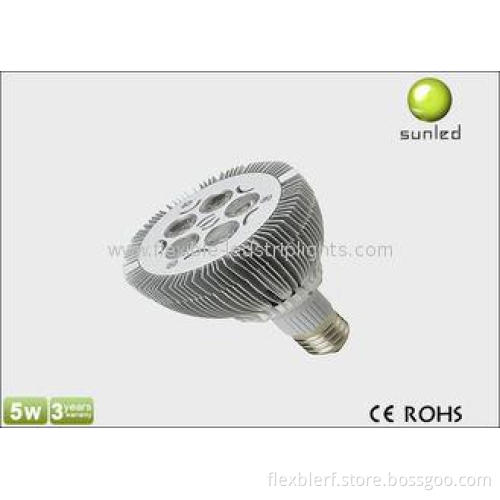 5w AC 110v, 220v, 240v 400LM - 500LM par30 Led Spot Lamps (